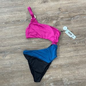 Bikini Lab cutout one piece swimsuit size small